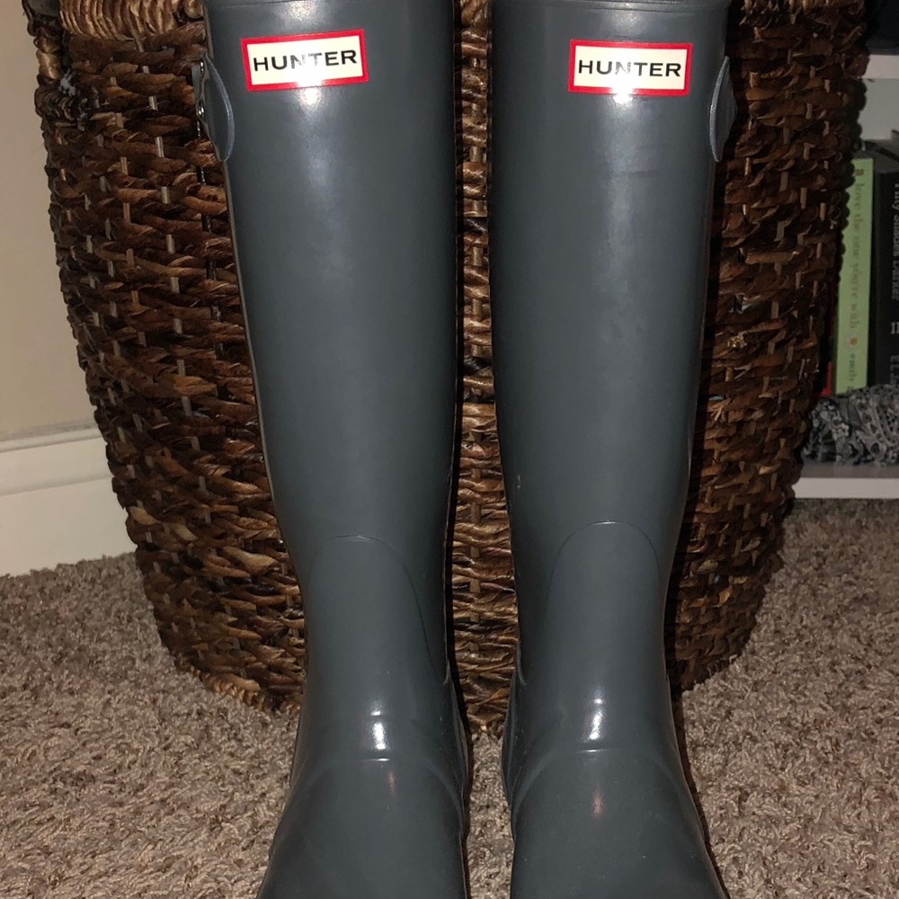 Hunter boots and boot socks